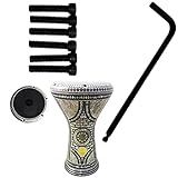 ZAZA Percussion - Set of Tuning Key and 6 Screws for Darbuka