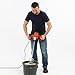YHSITFNG Handheld Cement Mixer, 110V Electric Concrete Mixer with 6 Speed Adjustable, 2100W Mud Mixer + 2 Mixing Paddles for Mixing Mud, Cement, Mortar, Paint, Fodder
