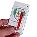 Frosted Vertical Rigid Card Dispenser with Easy Access Red Extractor Slide by Specialist ID, Sold Individually