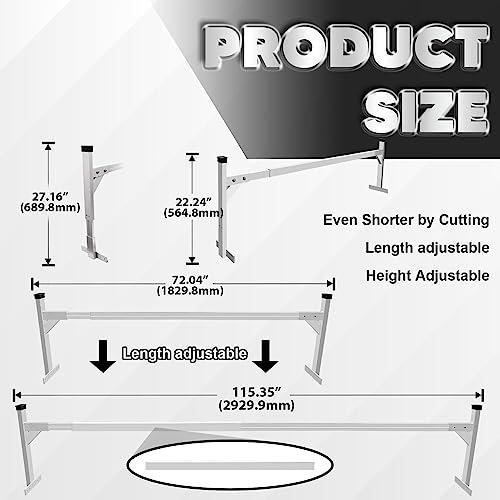 Adjustable Aluminium Trailer Ladder Rack Fit For