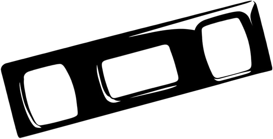 GXJ001 Carbon Fiber Rear Roof Reading Lamp Panel Top Cover Trim Piano Black For Audi TT 8N 01-06 Hardtop Car