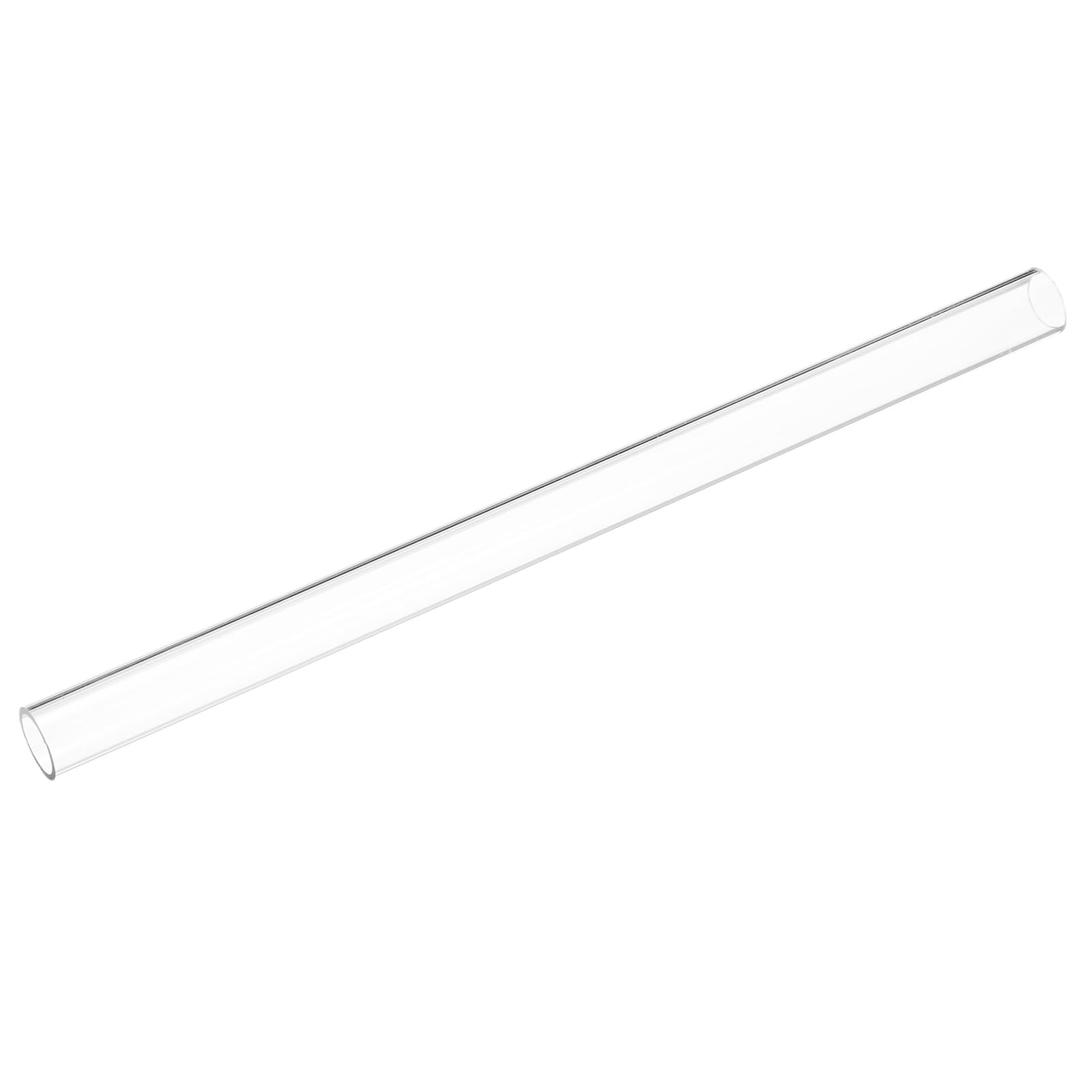 uxcell 2pcs Clear Rigid Tubing Pipe 16mm(5/8") ID x 20mm OD 1Ft(305mm) Round Plastic Polycarbonate Tube