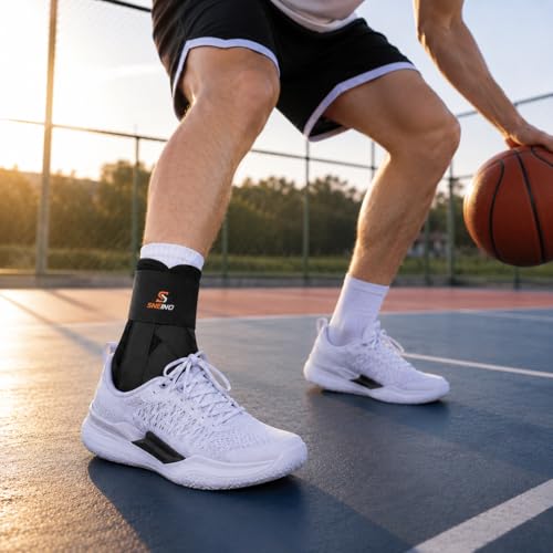 Image of Ankle Brace for Women Men - Ankle Support Brace for Sprained Ankle,Ankle Stabilizer for Achilles,Tendon,Sprain,Injury Recovery,Lace up Ankle wrap for Running,Basketball,Volleyball (New Upgrade, Medium)