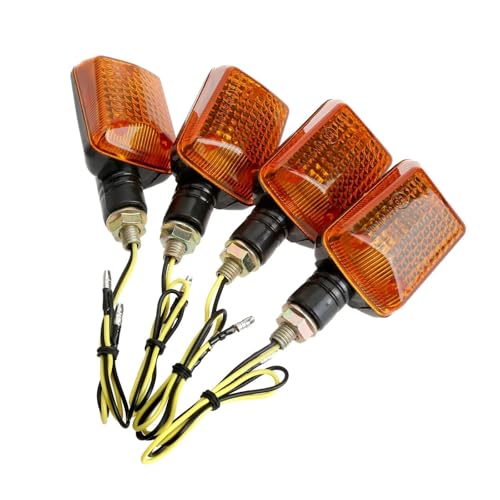 Clignotants moto momt 12V ambrés : pack de 4 feux de signalisation haute visibilité pour Suzuki