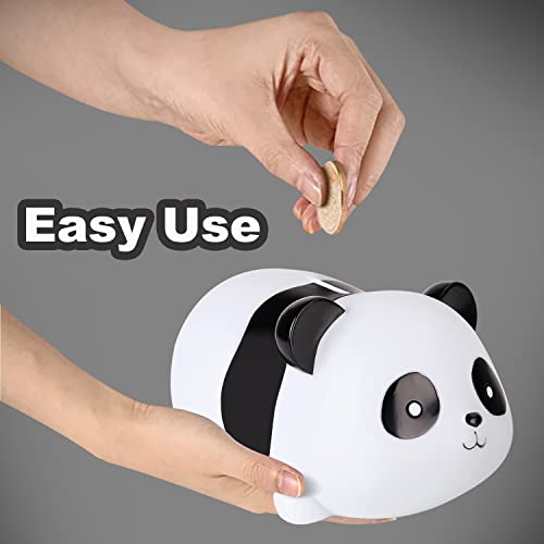 Piggy Bank, Panda Money Bank Adorable Saving Banks For Kids, Coin Bank For Kids Prefect Gifts, Baby's First Money Pot, Kids Fun Toy Home Decorative #TOP4