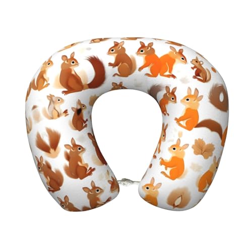 Almohada de viaje de poliéster semicírculo