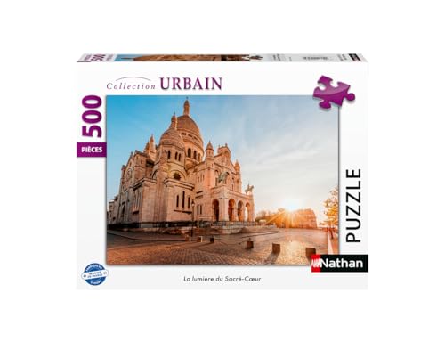 Puzzle 500 pièces : La lumière du Sacré C?ur Ravensburger Nathan - vue 2