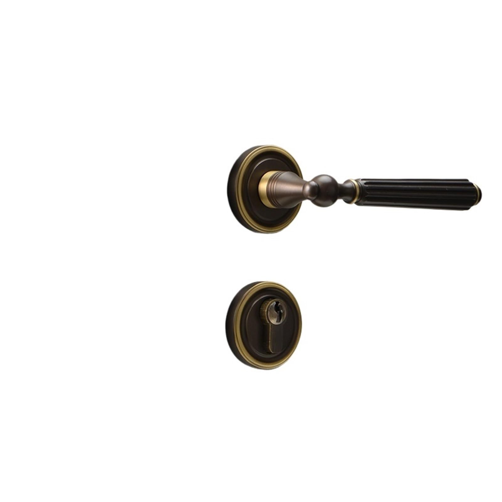 Aepqbgqj One Color Vintage Lever Door Lock For Bedroom Silent, Magnetic, Mechanical