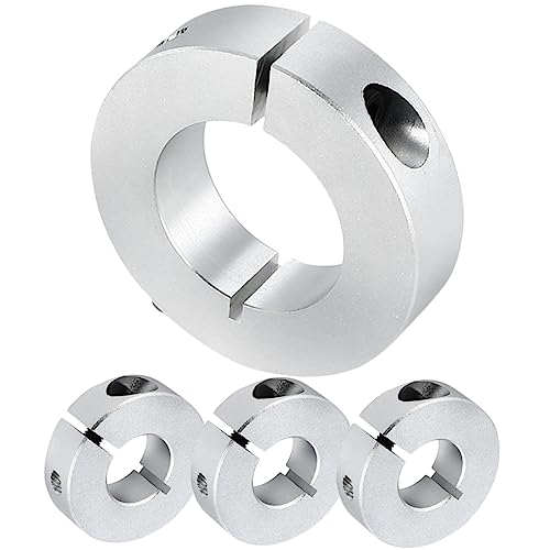 ABOOFAN 4pcs Locking Collar Clamp Axle Shaft Collar Fixing Ring for Woodworking