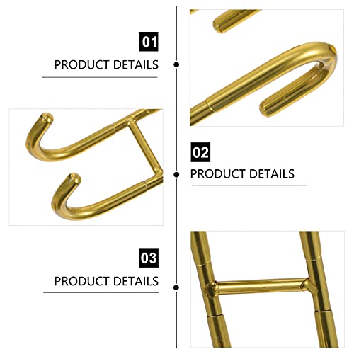 DOITOOL Stainless Steel over Door Hooks 2Pcs Punch-Free Hanging Hooks for Bathroom Kitchen Storage Organizer Hold Towels Clothes Hats Space Saving - Image 2