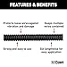 CURT 59825 3/8-Inch x 25-Foot Black Plastic Automotive Trailer Wire Protection Sleeve Wrap