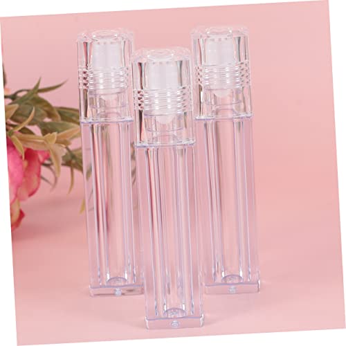 Healeved 2 Sets 10Pcs Roller Lip Oil Bottle Makeup Containers Purple Lip Gloss Clear Plastic Containers Empty Lip Gloss Tubes Lip Gloss Rolling Tubes Lipgloss Tubes Bulk Travel Ball Luster #TOP3