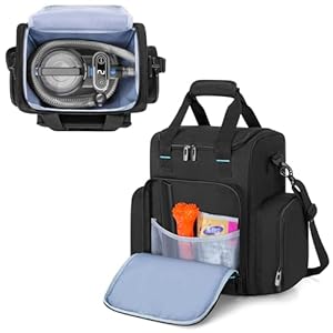 CURMIO Carrying Case Compatible with FM-02 Professional PLUS Grooming Vacuum Kit, Pet Grooming Kit Supplies Organizer Bag for Dog Cat Clippers, Brush, Scissors or Other Pet Supplies, BAG ONLY