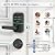 Smart Door Handle Lock with Keypad: Kucacci Keyless Entry Digital Knob for Front Door - Electronic Smart Lock with Keypad - Exterior Code Door Knob - Easy Installation