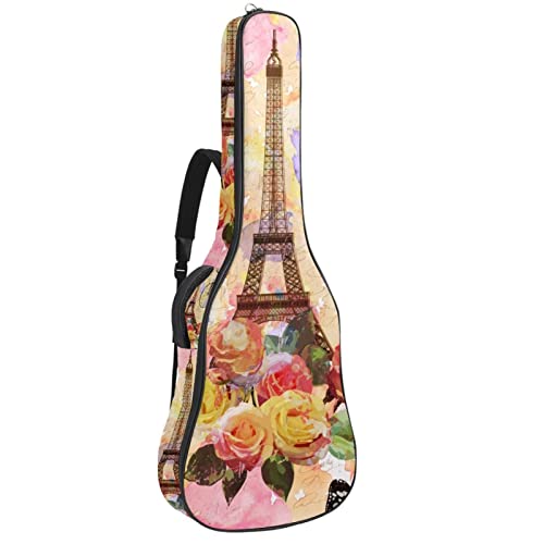 Sky Lantern Étui de protection rembourré pour guitare classique acoustique, Multicolore 07, 42.9×16.9×4.7 in, Organiseur… - Les Beatles, Paul McCartney, John Lennon, RIngo Starr, George Harrison Sky Lantern Étui de protection rembourré pour guitare classique acoustique, Multicolore 07, 42.9x16.9x4.7 in, Organiseur…