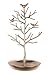 INVIKTUS Silver Birds Tree Jewelry Stand Display Earring Necklace Holder Organizer Rack Tower