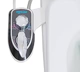 Fácil de instalar y de usar: se instala en unos minutos, entre el asiento y la taza de los inodoros de 2 piezas y en algunos inodoros de 1 pieza.Funciona con una esfera fácil de girar y sujetar.