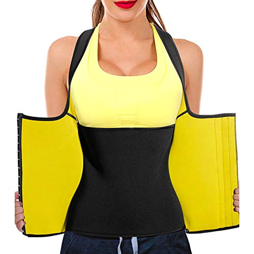 Chnrong Gilet amincissant en néoprène pour femme pour perte de poids, sueur, sauna, musculation, brûle-graisses, post-partum, corset gainant le ventre pour femme Cover