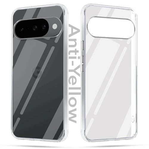 Image of Jkobi Lifetime Anti-Yellow Clear Back Cover Case for Google Pixel 10 (Sleek Hard Crystal | Shockproof and Camera Protection)