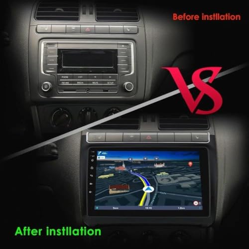 Autoradio Android 15 pour Polo avec un grand écran tactile 9 pouces - 2