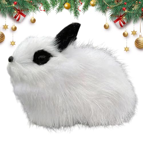ぬいぐるみ ウサギ 人形,クリスマス テーブル置き うさぎ ぬいぐるみ | コレクター向け ホームデコレーション 子供 大人 男女 用