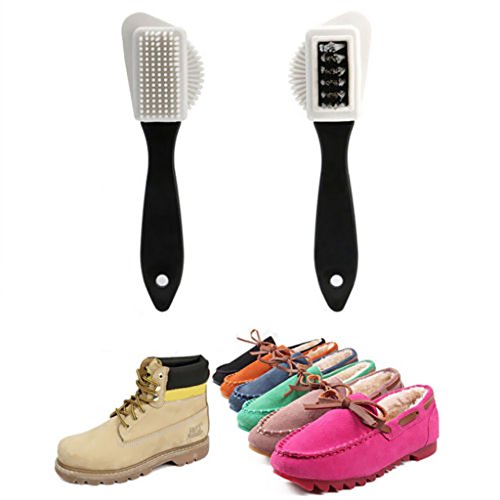 Generic Kit de limpeza de botas de couro nobuck camurça 3 Ways