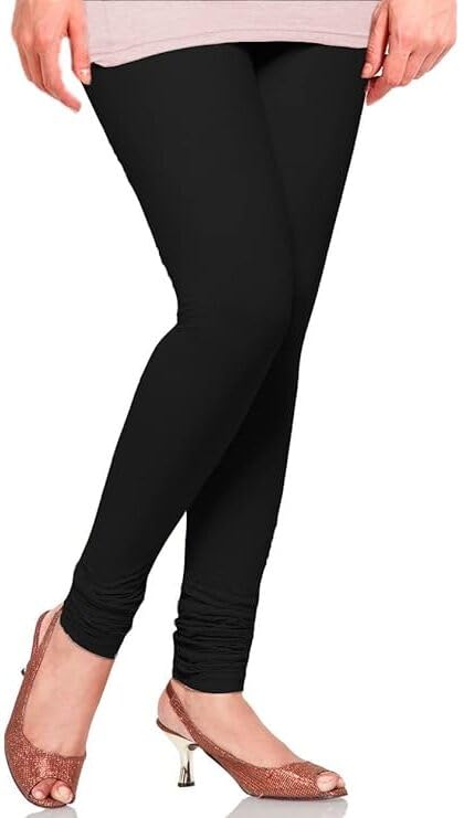 Image of Women's Churidar Solid Ethnic Wear Legging - Combo Pack of 2