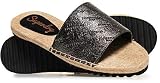  Superdry Maya Espadrille Slide, Alpargata Mujer, Gris (Pewter Crackle Oj1), 36 EU