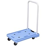 台車 折りたたみ 軽量 静音 耐荷重 キャスター 150kg ブルー