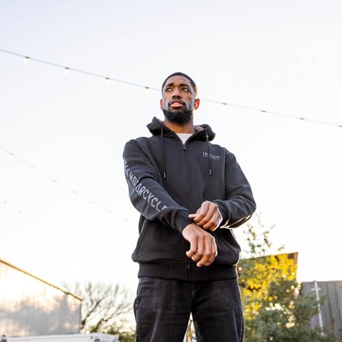 Indian Motorcycle Men's Embroidered Hoodie, Black3