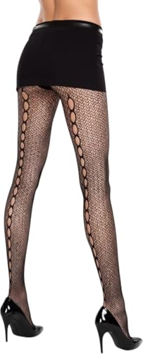Image of ToBeInStyle Women's Sexy Vibrant Fine Classic Fishnet Full Footed Pantyhose