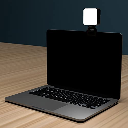 lifcasual SOONPHO LED Video Light Video Conference 5600K Lighting Cube para Laptop Computer Webcam L