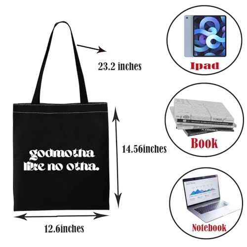 Bolso tote divertido para madrina de bautizo, regalo para madrina, regalo para el Día de la Madre miniatura 4