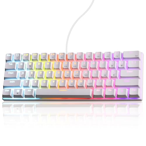 Gaozen 60% Wired Mechanical Gaming Keyboard RGB Backlit...