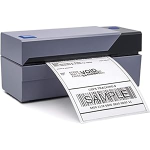 USB-Bluetooth Label Printer – UPS 4X6 Shipping Label Printer for Shopify, Amazon, Ebay, USPS, Etsy, FedEx Labeling, One-Click Setup, Windows, Apple Mac
