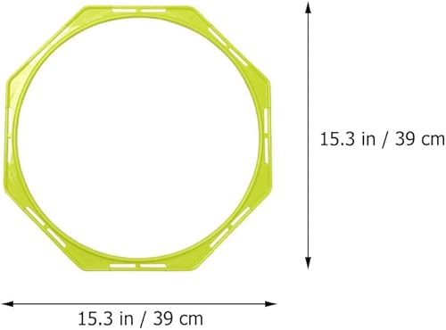 Miniatura 2 de BESPORTBLE Equipo de entrenamiento de agilidad, círculo de entrenamiento de fútbol para adultos, balón de fútbol para adultos, trenes al aire libre