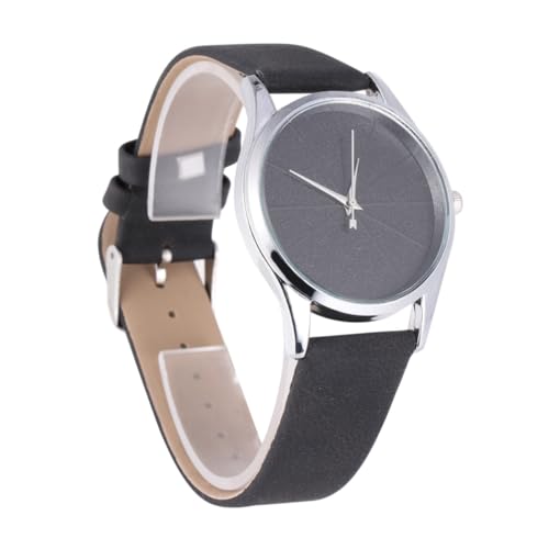 Uonlytech Reloj de Pulsera de Cuarzo con Correa Delgada de Cuero Elegante para Mujer Diseño Minimalista Negro para Diario y Ocasiones Especiales Uonlytech Reloj de Pulsera de Cuarzo con Correa Delgada de Cuero Elegante para Mujer Diseño Minimalista Negro para Diario y Ocasiones Especiales