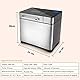 COOCHEER Vollautomatischer Brotbackautomat 710 W - Programmierbar Mit 19 Programmen für Handwerkliche Brot, Glutenfrei, Teig, Kuchen und Marmelade - Silber