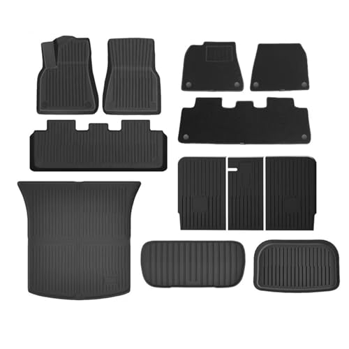 Tapis auto imperméables Tesla Model Y 2025+ Juniper antidérapants