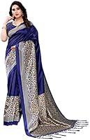 Pisara Women's Art Silk Printed Saree,Teal Sari