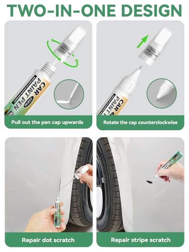 Image of Car Touch Up Paint Ice /Quick Silver /Switchblade Met(GAN /9W5 /WA636R /WA8636 /17) for Chevrolet, Color Accurate Car Scratch Repair Remover Pen Fix Auto Paint Chips and Nicks
