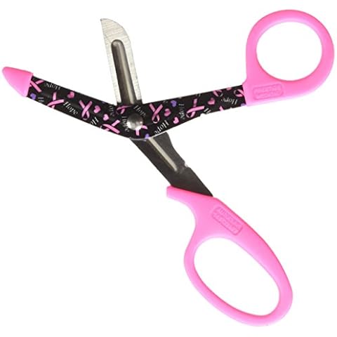 Prestige Medical Stylemate Utility Scissor, Hope Pink Ribbon Cover