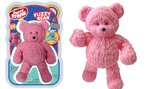 JA-RU Jumbo Squishy Gummy Bear Toy (1 Pink Bear) Mochi Squishy Toys for Kids. Animal Squeeze Toy. Stress Relief Fidget Toys. Party Favors & Easter Basket Stuffers. Pink-3711-1s