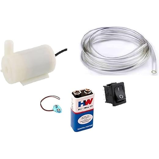 Micro Submersible Water Pump Set for DIY Project
