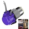 FUNCOCO Kleine pomp, DC 6/12/24V Water Hogedruk Membraan Zelfaanzuigende Pomp Huishouden/Tuin Wassen Automatische Schakelaar Paars – Siliconen Buis (24V)