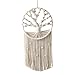 Vigcebit Makramee Arazzo acchiappasogni, fatto a mano, albero della vita, con nappa, decorazione per la casa, festival Craft regalo