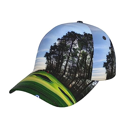 Casquette de baseball verte pour parcours de golf chapeau de sport délavé Clever Monkey