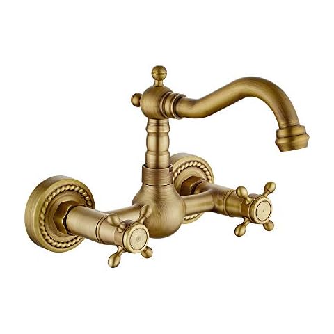 Grifo de Cocina de Pared Vintage Giro de 360 ​​° Cover