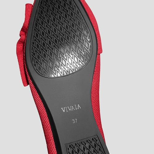 Image of VIVAIA Azura Women's Flats Pointed Toe Bow Ballet Flat Slip on Comfortable Casual Dress Shoes