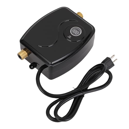 Walfront Calentador de Agua Portátil Debajo del Fregadero Calentador Eléctrico sin Tanque de 3000W para Baño de Cocina RV con Control de Pantalla Táctil IPX4 (EU enchufe 220V)
